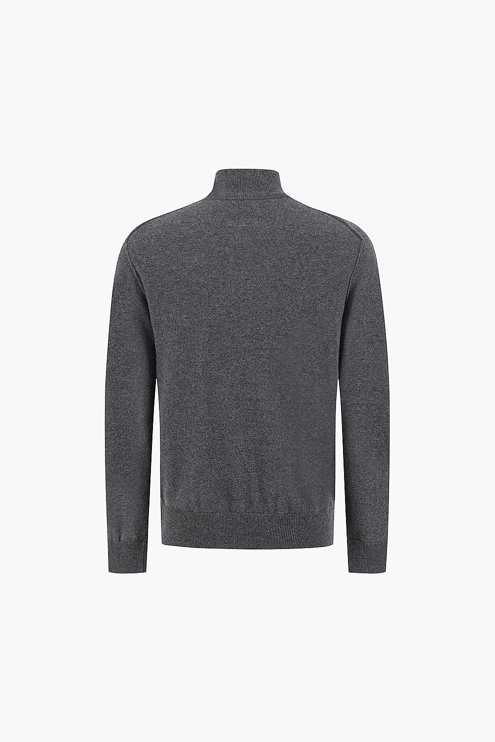 TRUCKER 울 캐시미어 하프 집업 긴소매 니트 BEQ331603